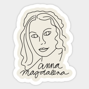 Anna Magdalena Bach Sticker